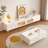 Farmhouse Tv Stand Display Furniture Floating Gold Place Stands Console Modern Controller Shelves Muebles De Tv Table Cabinet