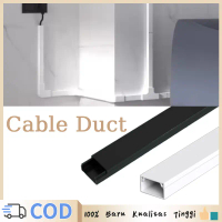 1 Meter Penutup Kabel PVC Cable Cover Trunking Pipa Pelindung Kabel Ducting Management Kabel Untuk T