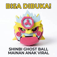 Mainan Gelang Shinbi Ghost Ball Season 5 Bola Makhluk Bisa Dibuka Handmade bahan busa hati