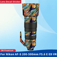For Nikon AF-S 200-500mm F5.6 E ED VR Camera Lens Skin Anti-Scratch Protective Film Body Protector Sticker NIKKOR200-500mm F/5.6