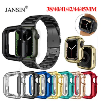 TPU Watch Cases For Apple Watch Series 8 7 Case 45mm 41mm Screen Protector Cover For Apple watch 40mm 44mm 38mm 42mm Bumper