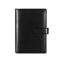 Yiwi Black A4 B5 A5 A6 A7 100% Genuine Leather Notebook Business Planner Handmade Agenda Sketchbook Diary Vintage Stationery