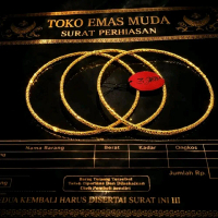 GELANG wanita Motip Keroncong Berlafis Emas Muda Perhiasan Wanita premium Mewah Elegan