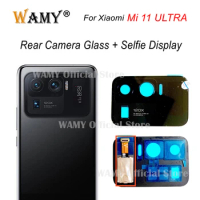 Selfie Display With Second Secondary Display Small 2nd LCD Screen For Xiaomi Mi 11 Ultra Rear Back Camera Glass Lens Replacement
