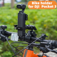 Bike Holder Mount for DJI Pocket 3,Adapter Frame for DJI OSMO Pocket 3 Handheld Gimbal Camera Accessories
