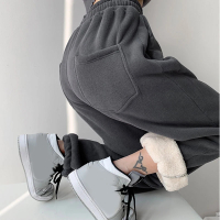 2024 autumn S-XXL size gray baggy sweatpants women winter loose women sports pants white trousers jo