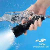 [LOD TGHN 555] Super bright Diving Flashlight IP68 highest waterproof rating Professional diving lig