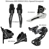 Shimano GRX RX810 Shifter+Brake+Front Derailleur+Rear Derailleur 2x11 Speed Bicycle Group Set Bike Groupset cycling Groupset
