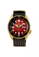 Seiko Jam Tangan Pria Seiko 5 Sports Original Garansi Resmi SRPH80 SRPH80K1 Strap Black Nylon Red Bl