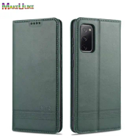 Leather Case For Samsung Galaxy S22 S21 S20 Ultra FE S22 S21 S20 S8 S9 S10 Plus S20FE S21FE Wallet Case Magnetic Flip Cover
