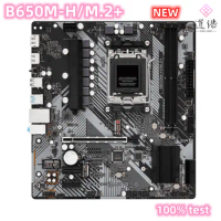 NEW For Asrock B650M-H/M.2+ Motherboard 96GB PCI-E4.0 HDMI M.2 Socket AM5 DDR5 Micro ATX B650 Mainboard 100% Tested Fully Work