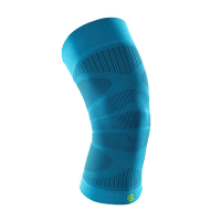 BAUERFEIND 專業運動壓縮護膝束套-護具  保爾範 德國製 70000364 水藍螢光綠