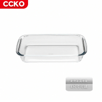 【CCKO】耐熱玻璃烤盤 1.6L 長方形烤盤 長方烤盤 1600mL(烘焙器具/烘焙用品/烘焙器皿/玻璃烤盤)