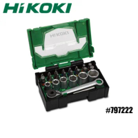 HIKOKI Socket Phillips Spline Bit (24PCS) Screwdriver Ratchet Bit Set for 797222