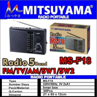 Promo RADIO MITSUYAMA F-18 - Radio jadul