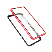 紅米 note7手機保護殼金屬磁吸全包雙面鋼化玻璃(紅米 note7手機殼 紅米 note7保護殼)