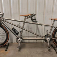 Custom Gr9 Titanium Tandem Cycles Bike Gravel Road Twin Bicycle