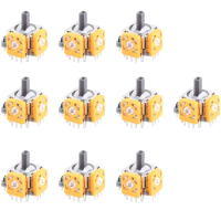 10PCS 3D Analog Joystick Sensor Module Potentiometer For PS4 PS4 Pro Controller Repair Parts Replacement Spare Parts Accessories