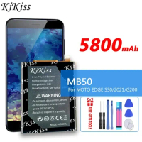 KiKiss Battery MB50 5800mAh For Motorola Moto EDGE S30/2021/G200 XT2175-2 Replacement Bateria