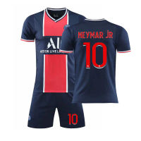 หมายเลข 10 เนย์มาร์ คีลิอัน หมายเลขชุดฟุตบอลผู้ใหญ่ 7 ชุด MBAPPE เสื้อทีม PSG เหย้าและเยือน เสื้อกีฬ