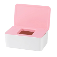 【喵汪森林】抽取式口罩收納盒 常規款 粉紅蓋(18.8*12.3*8. 5cm)