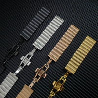 Metal stainless steel Strap Band For Fossil Gen 5 Carlyle HR / Julianna / Garrett / Fossil Hybrid Smartwatch Bracelet Watchband