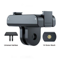 for Action 3 Adapter Magnetic Ball-Joint Bracket Holder 1/4 interface Mount for DJI Osmo Action 4 action 3Camera Accessories