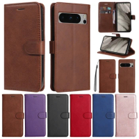 PU Leather Case for Google Pixel 8 7 6 Pro 5 4 2 XL Google Pixel 7A 6A 5A 4A 4G 5G 3A XL Stand Wallet Cover Card Holder Pocket