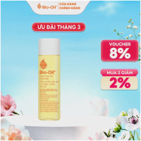 【Mới 2026】 Dầu chăm sóc da từ Thiên Nhiên - BIO-OIL SKINCARE OIL (NATURAL) (chai 125ml)