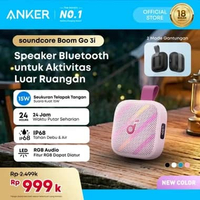 Soundcore Boom Go 3i Portable Bluetooth Speaker by Anker 15W Punchy Sound 24H Playtime IP68 BassUp 2