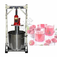 12L Stainless Steel Hydraulic Jack Juicer Hand Squeezer Cider Grape Crusher