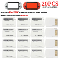 1-20PCS V5.0 SD2VITA for PS Vita Game Card 6.0 Memory TF Card Adapter For PSV 1000/2000 SD Card Game Accessories 3.65 System