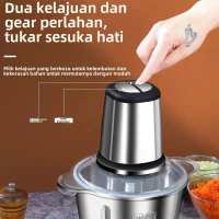 Stainless Steel Automatic Electric Meat Grinder MultiFunction Food Blender Kitchen Cutter periuk min