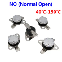 5pcs/lot KSD301 10A250V 40-150 Degree Celsius (N.O.) Normally Open Temperature control Switch Thermostat Thermal Protector