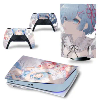 Beauty PS5 Standard Disc Edition Skin Sticker Decal Cover for PS5 Console &amp; Controller PS5 Skin Sticker Vinyl