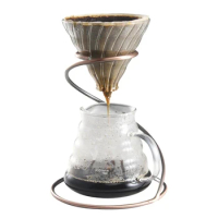 Coffee Filter Holder Metal Wire Pour Over Coffee Stand Stainless Steel Coffee Dripper Stand Support Station
