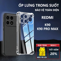 Ốp lưng cho Redmi K90/ K90 PRO MAX chống sốc, trong suốt, silicon, bảo vệ camera-Pancase