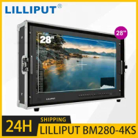LILLIPUT BM280-4KS 28 Inch Camera Monitor Broadcast Director 3840x2160 Ultra HD Monitor HDR 3D LUT HDMI-compatible SDI 4K