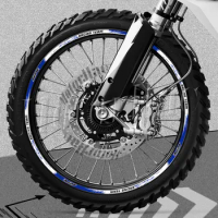 Reflective Motorcycle Wheel Rim Sticker 21/18 Inch Stripe Decal Accessories For YAMAHA WR250R WR250F WR450F WR 250R 250F 450F