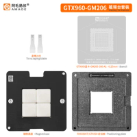 Amaoe BGA Reballing Stencil Template Station Kits For GTX960-GM206 GPU Chip Solder Tin Plant Net Heating Steel Mesh