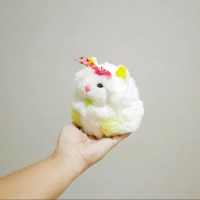 Boneka Kucing Gemoy Bulu Lembut Size 15 Cm/ Boneka Kucing