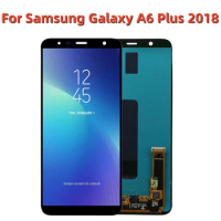 6.0" AMOLED LCD For Samsung Galaxy A6 Plus 2018 A605 A605F A605FN J805 J805F Screen LCD Display Touch Screen Assembly Replacment