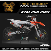 DECAL KTM 250 - 450 2021 NEW DESIGN COSTUME
