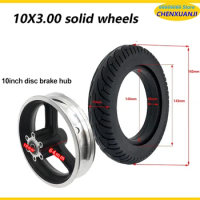 Electric Scooter Tire 10x3.00solid Tire for KuGoo M4 Pro Electric Scooter Compatible 255X80 80/65-6