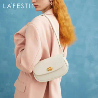 LA FESTIN Original Saddle Bag 2023 New Fashion Luxury Women Handbag Underarm Crossbody Leather Bag Autumn and Winter Female Bags