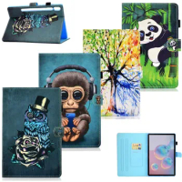 Case for Samsung Galaxy Tab S6 10.5 SM-T860 SM-T865 2019 Exquisite printed PU Leather case for samsung galaxy s6 10.5 case cover