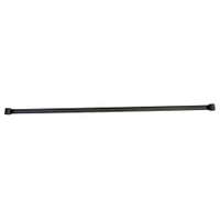 【品樂生活】120CM 菱形網/厚鐵框專用烤漆黑厚框邊條 1入 層架配件 鐵架配件 補強邊條 補強桿