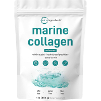 (9e7fe32d) Micro Ingredients Multi Collagen Peptides Powder 2lb  Type I II III V X + Biotin Vitamin 