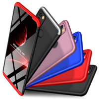 50pcs/lot 3-in-1 360 Protect Phone Case For OPPO Realme 6i 6 X50 X2 Pro 5 5S Narzo 10 XT K5 Reno Ace Hard Plastic Full Cover