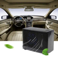 Adjustable Electronic Portable For Cars 12V Car Air Conditioner Cooler Cooling Fan Water Ice Evaporative Security Protection
